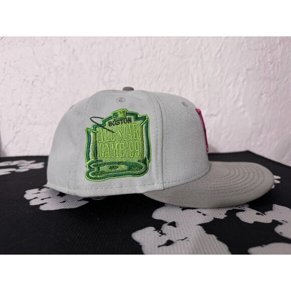 7 1/4 - Boston Red Sox - MyFitteds Gameboy Fitted Hat - Gray Mens New Era 59/50 - Picture 3 of 8